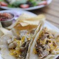 Taco plate from West End.