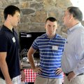 FUTURE CADETS - West Point-bound Bentonville High School graduates Chris Smith, from left, and Ben N...