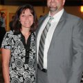 Northwest Arkansas Big Brother of the Year Blake and Kim Gadberry pause for a photo at Celebrate Lit...