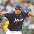 Northwest Arkansas starter Edgar Osuna delivers a pitch against Tulsa during a May 19 game in Arvest...
