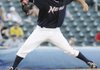  Northwest Arkansas starter Edgar Osuna delivers a pitch during Thursday’s game against Springfield in Arvest Ballpark in Springdale.
