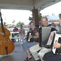 Musicians, from left, Austen Breeding of Bentonville, Bella Coleman of Neosho, Mo., Loyd Fields of B...