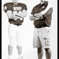 Gravette football coach Bill Harrelson, right, and player Travis Eden will pair up again tonight.
