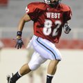  West player Josh McKinney of Springdale Har-Ber runs a play during the Arkansas High School Coaches...