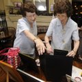 Drucilla Head Morris, right, and Marcella Head Sharum are thought to be the eldest identical twins i...