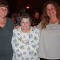 Cancer Challenge beneficiary Kathy Glaze, from right, her mother Gerry Chnieclewski and sister Diane...