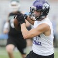 Fayetteville’s Colby Jordan runs for a touchdown against Muskogee, Okla., during the Southwest Elite...