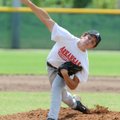 Brandon Easterling of the Northwest Arkansas All-Stars pitches Saturday during the North Arkansas Se...