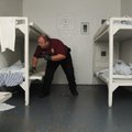 Ron Findley, a jailer at the Springdale City Jail, inspects a cell Friday for contraband. Springdale...