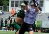 Fayetteville’s Colby Jordan catches the ball for a touchdown against Greene County Tech during the Southwest Elite 7-on-7 Showcase on Saturday in Springdale.