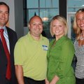 Juvenile Diabetes Research Foundation supporters Chris Sohosky, from left, Chuck and Ashley Bloch an...