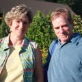 Botanical Garden board members Rita Littrell and Don Hurlbut enjoy the Arkansas Winds performance on...