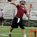 Springdale High’s Joseph Calcagni throws against Hillcrest during the Southwest Elite 7-on-7 Showcas...