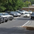 Fayetteville officials are trying a new parking style along Block Avenue, where drivers can back the...