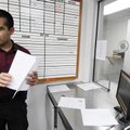 Jailer J.J. Perea, left, speaks Friday about the failure to appear warrant on Raul Serna, right, at ...