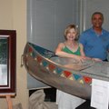 Peel Compton Foundation Executive Director Connie Hendrix-Kral, from left, Buffalo National River Su...