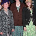 Residents of Hooverville in ACO’s production of “Annie” Jane Marotti, from left, Lesha Kuehn and Abb...