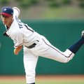 Northwest Arkansas starter Everett Teaford pitches against Springfield on Monday in Arvest Ballpark ...