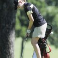 Bentonville’s Brooke Rodney putts Tuesday during the Springdale Bulldog Invitational at Springdale C...