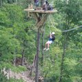 The Buffalo River Canopy Tour carries adventurers along a series of 12 zip lines.