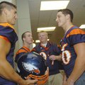 Rogers Heritage’s Jimmy Britton, from left, Zac Stewart, Reid Schatzman and Stefan Reed will be amon...