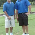 Rogers High’s Jake Rylee, left, and Grant Washburn juggle golf and other sports for the Mountaineers...