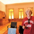Washington County Circuit Court Judge Mary Ann Gunn speaks Saturday while giving a tour of the newly...