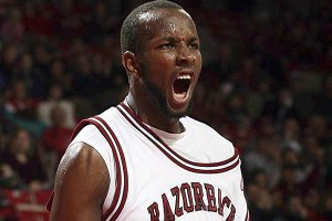 Arkansas Razorbacks forward Marshawn Powell will have his foot examined today after injuring it over the weekend.