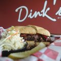 The Dink Sandwich at Dink’s World Famous Pit BBQ in Bentonville is a customer favorite and features ...