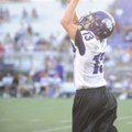  Fayetteville sophomore defensive back Brooks Ellis catches the ball during the Dogs’ walk-through p...