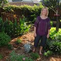 EcoPotential founder Karen Stewart likes to spend time at her urban homestead in Springdale. 
