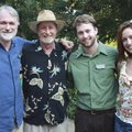TheatreSquared Artistic Director Bob Ford, from left, Fayetteville Mayor Lioneld Jordon, Managing Di...