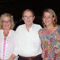 Rogers Little Theater board president Joe and Jill March, from right, Bob and Judy Cowan and Nancy M...