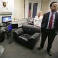 Fairbanks, Alaska, lawyer Joe Miller along with his wife, Kathleen, meet with the press Tuesday even...