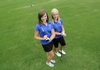 Rogers High’s Bailey Taylor, left, and Abbie Parker are the Lady Mounties’ best golfers.