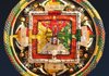 A mandala made out of a bicycle wheel and parts will be one of the works available during the WHEELS Art Silent Auction tonight.
