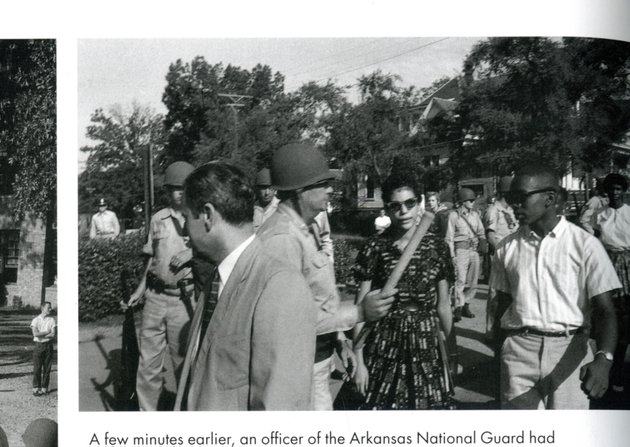 lt-col-marian-johnson-uses-his-baton-to-block-the-path-of-carlotta-walls-and-jefferson-thomas-as-they-walk-into-central-high-school-in-1957-johnson-said-he-was-acting-under-orders-from-governor-orval-faubus-thomas-died-sunday-the-photo-is-taken-from-a-life-is-more-than-a-moment-the-desegregation-of-little-rock-central-high-by-will-counts