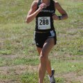 Bentonville’s Kelsey Wheelhouse leads the pack Saturday during the Shiloh Invitational in Springdale...
