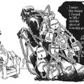 Political cartoons by Arkansan George Edward Fisher are on display at the Smith-Pendergraft Campus C...