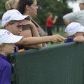 GIRLS GONE GOLF -Bailey Dunston, 8, and Abby Blankenship, 10, both with First Tee of Central Arkansa...