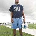 Les Harrison, two-year letterman and defensive end for Springdale Har-Ber, led the Wildcats with two...
