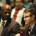 Ricky Ray Anderson talks Monday with his attorney, Ray Niblock. Anderson faces the death penalty if ...