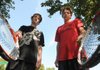 Bentonville’s Kevin Morris, left, and Zach Ellis make up the Tigers’ No. 1 doubles team.