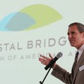 Don Bacigalupi, executive director of Crystal Bridges Museum of American Art, speaks Wednesday at th...