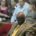 Ricky Ray Anderson hangs his head Thursday in court at the Washington County Courthouse in Fayettevi...