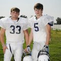 Springdale Har-Ber running back’s Preston Pianalto, right, and Tucker Lee have taken advantage of th...
