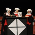 Kathy McClure, from left, Judy Scott, and Lonna Arbuthnot have returned to “Nunsense” 18 years after...