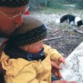 Karsten Heuer and son Zev consult a canoe route map in “Finding Farley,” one of the films shown as p...
