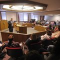 CLOSING ARGUMENTS - John Threet, center, Washington County prosecutor, gives his closing arguments F...
