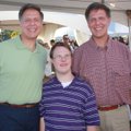 Blair Johanson, from right, with son Steven Johanson, and Bruce Johanson tailgate at Polo in the Oza...